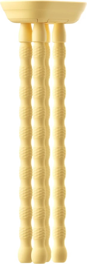 Ventilator mini për karrocë Jisulife Stroller Fan 4 5000mAh, USB-C, tripod fleksibël, dritë nate, i verdhë