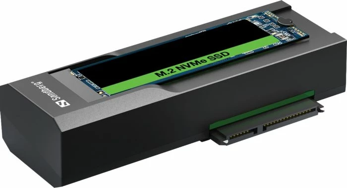 Stacion klonimi & dock SSD/HDD Sandberg 136-49 USB-C 3.2 Gen 1, M.2 NVMe + SATA, 2230-2280, i zi