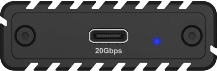 Kasë për SSD M.2 NVMe ICYBOX IB-1917M-C32a USB-C 3.2 Gen 2x2 20Gbps, e zezë, set 1 copë