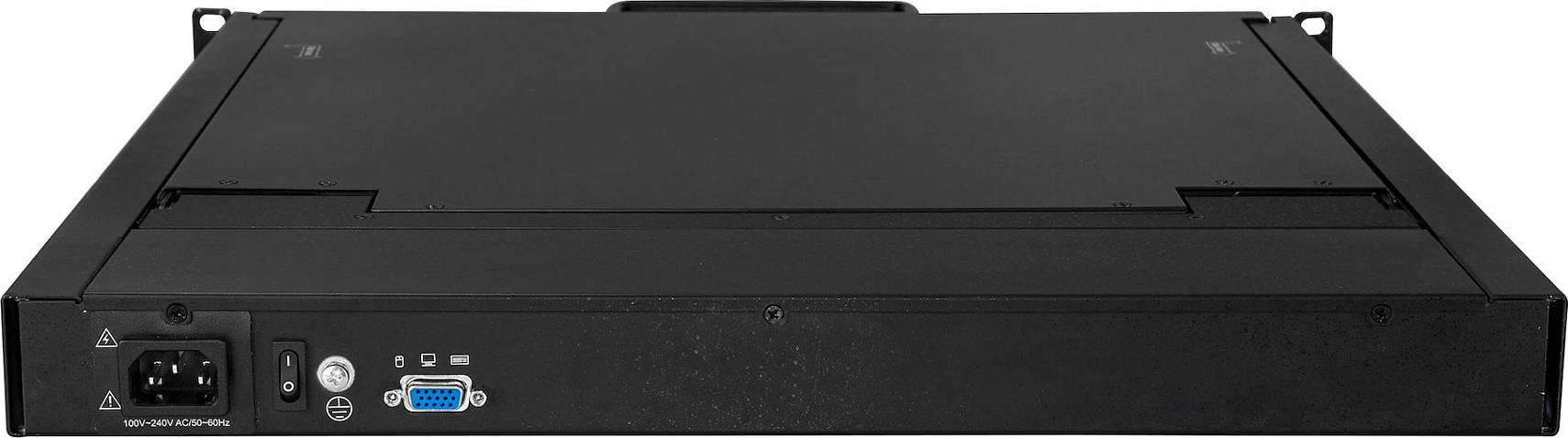 Konzolë KVM rackmount StarTech RKCONS1901, 19" LCD, 1U, VGA single port, USB, zezë