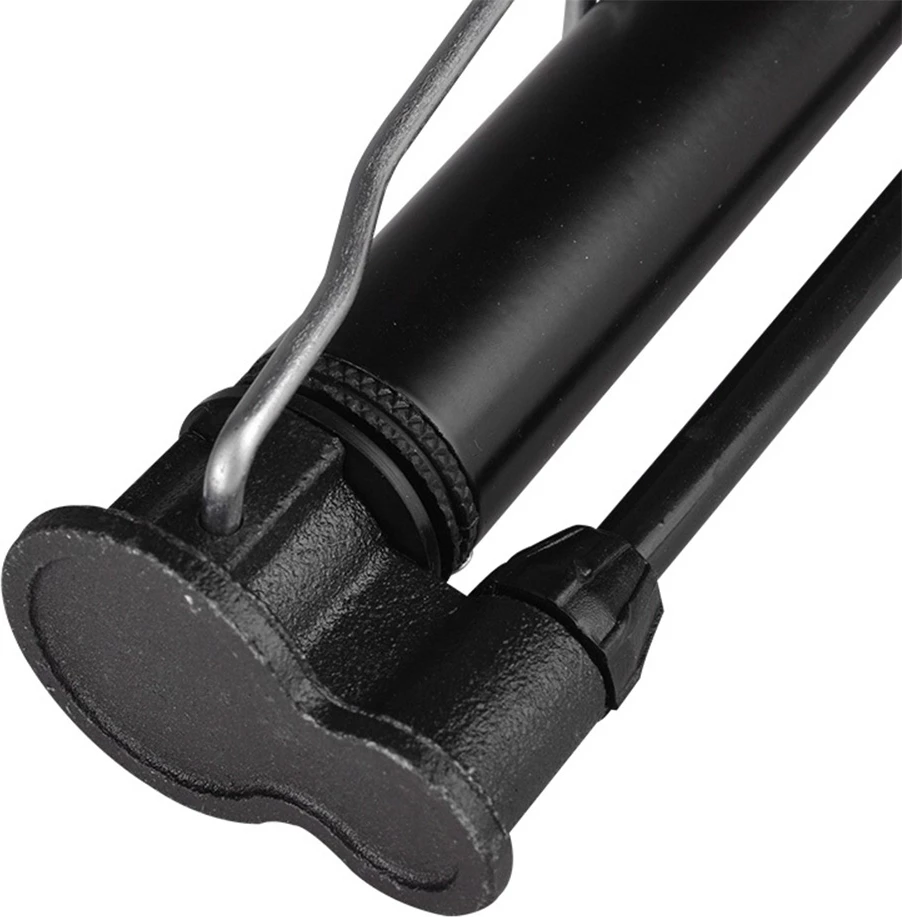 Pompë dyshemeje për biçikletë Rockbros A320, aliazh alumini, e zezë, me kokë të dyfishtë dhe aksesorë