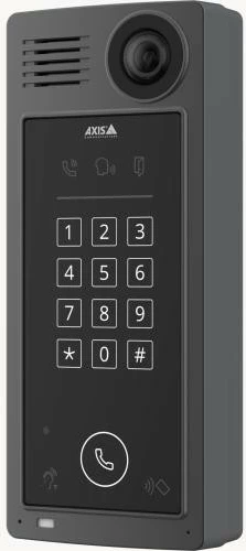 Stacion video dere Axis 02026-001, IP66, 6 MP, i zi, i hirtë