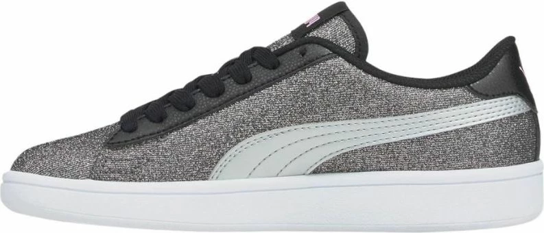 Atlete për vajza Puma Smash v2 Glitz Glam, gri/argjendtë [Madhësia: 35.5]