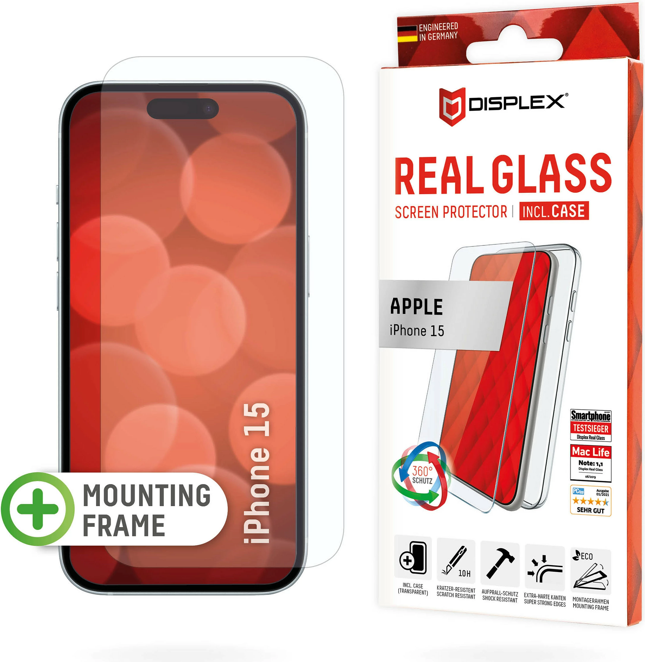 Mbështjellës Torras Guardian Magnetic Series për iPhone, MagSafe, transparent/zi 5