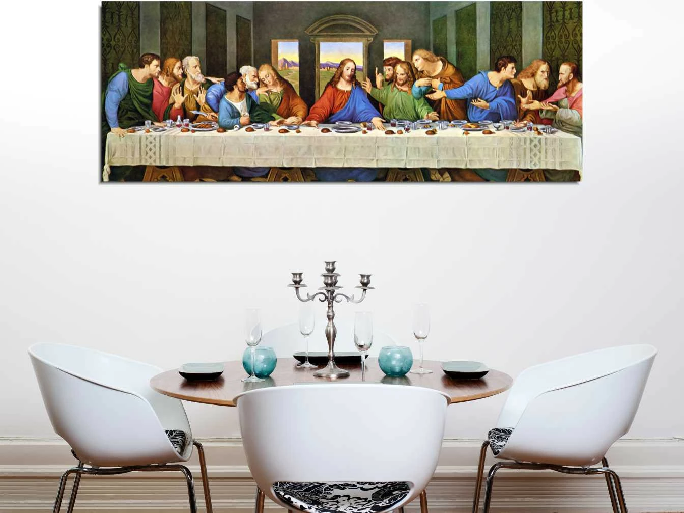 Pikturë dekorative në kanavacë, Wallity, PC140, shumëngjyrëshe, 30x80cm