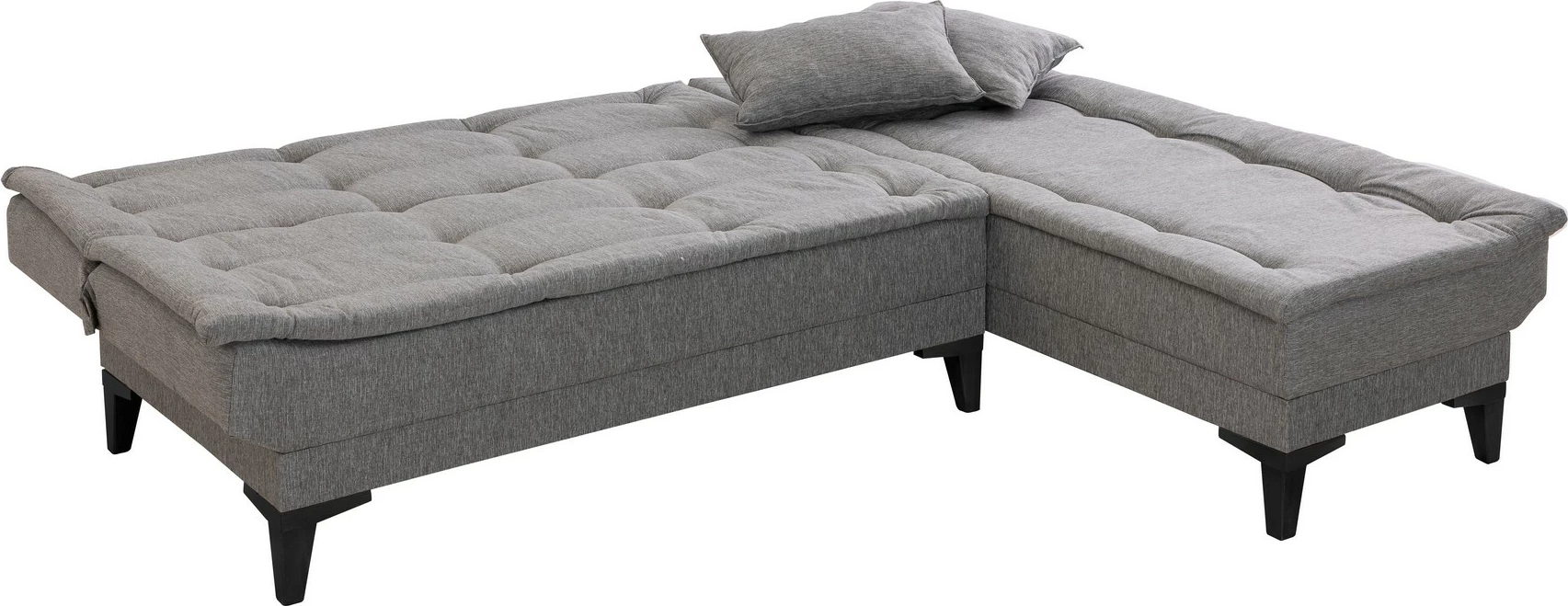 Kënd-sofë shtrat Atelier del Sofa, Santo-S, gri