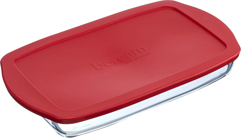 Enë për pjekje me kapak të plastikës, Borcam (1 copë) 1.95 L