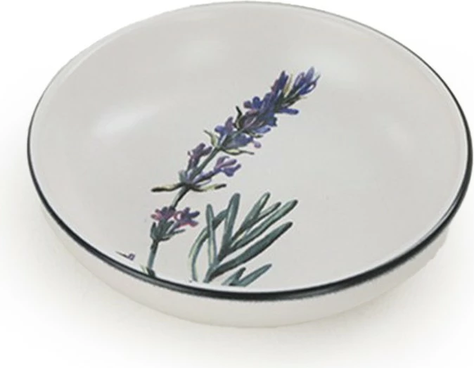 Set 6 copë tasë salce, qeramikë, Hermia Concept, të bardhë, jeshile, vjollcë, të zeza, ST489406F022AMD3600MAYD100