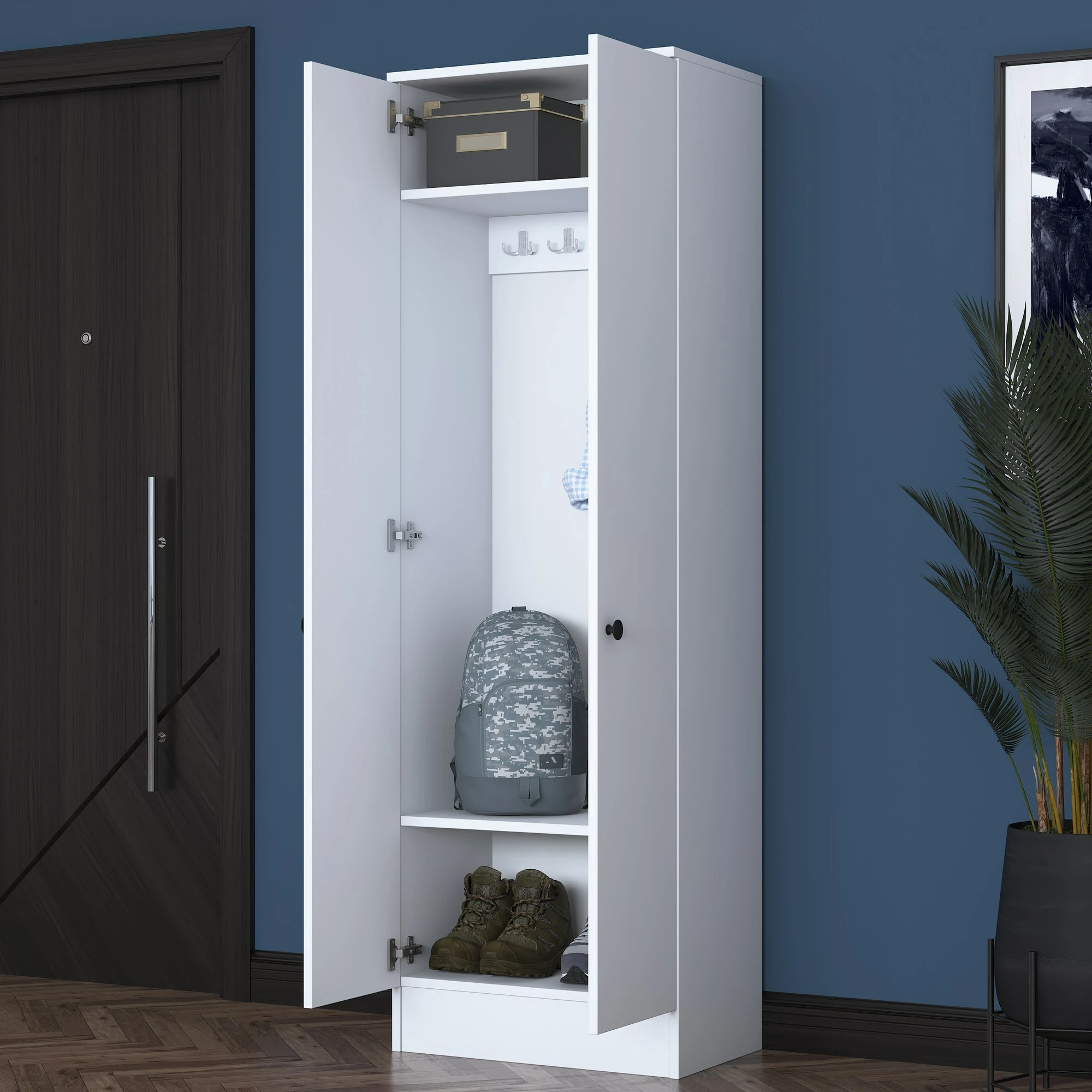 Stendë korridori Hanah Home, P6 - M14 - 2576, e bardhë