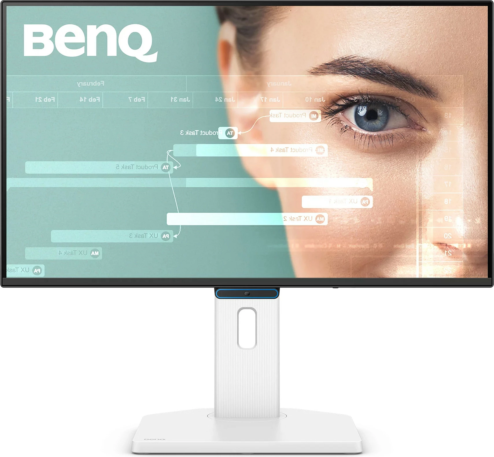 Monitor BenQ GW2490TC, 24" Full HD IPS, 1920x1080, FreeSync, altoparlantë, i zi/bardhë