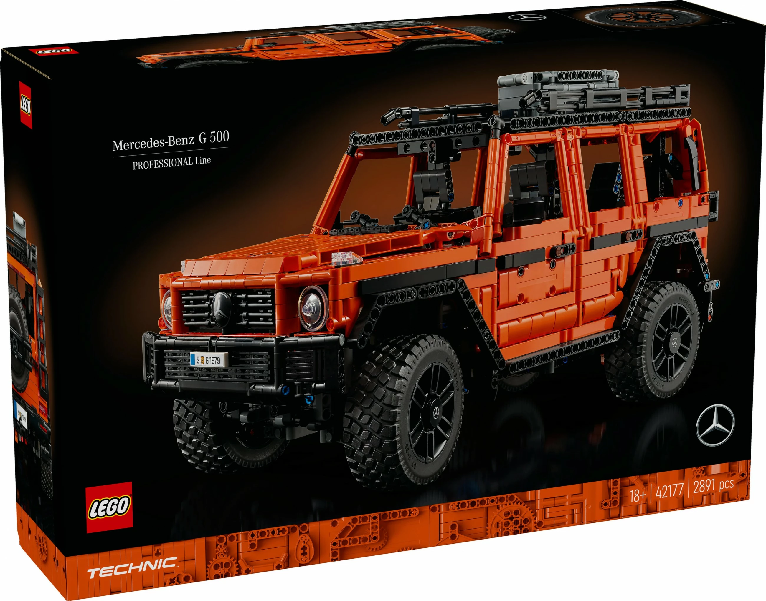 Set ndërtimi LEGO Mercedes-Benz G 500, 2891 pjesë, shumëngjyrëshe
