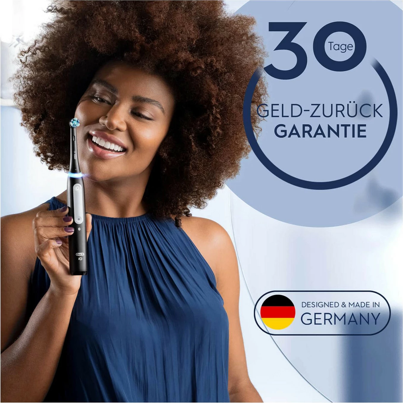 Furçë dhëmbësh elektrike Oral-B iO Series 4, Adult, Daily care, Sensitive, Super sensitive, Whitening, Black