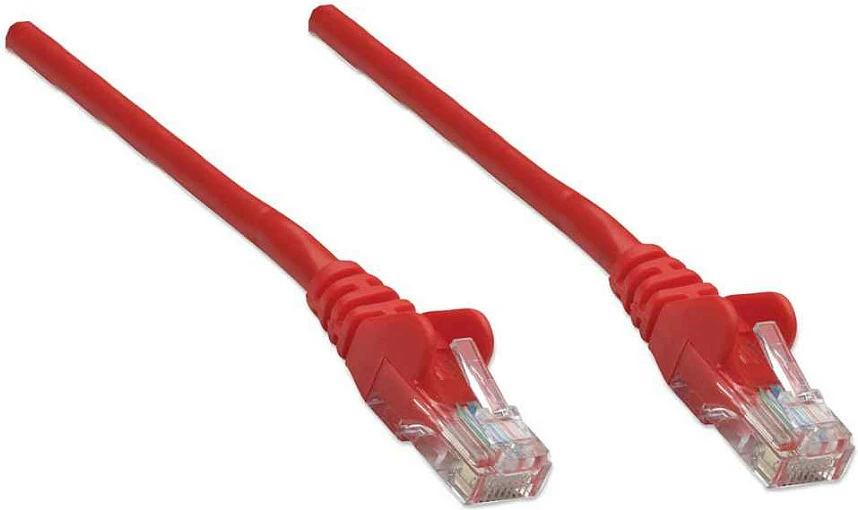 Kabllo rrjeti Intellinet Cat6 2m RJ45, CCA, U/UTP, e kuqe