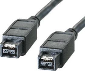 Kabllo FireWire 800 ROLINE IEEE 1394b, 9-pin në 9-pin, 1.8 m, e zezë