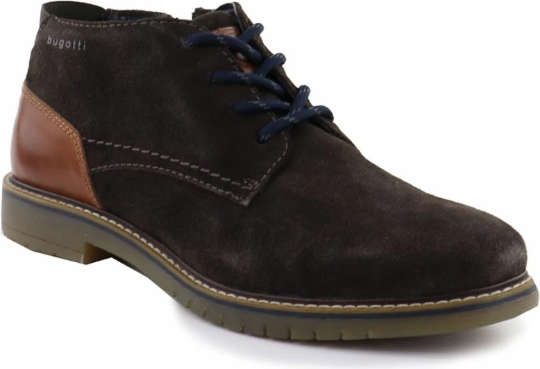 Çizme për meshkuj Bugatti, ngjyrë çokollate