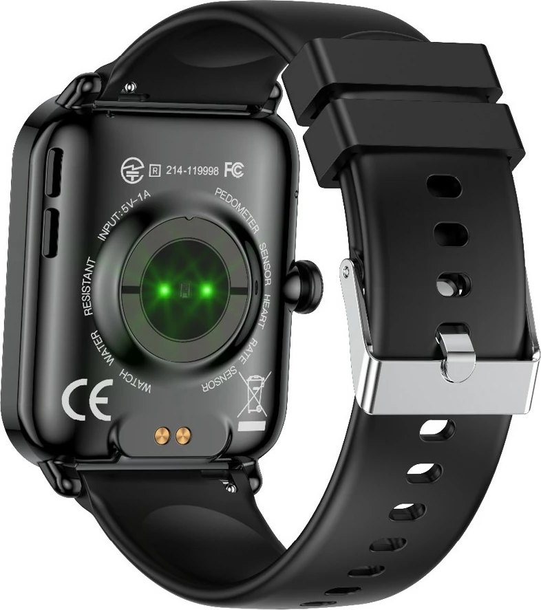 Smartwatch bea-fon 102, 1.83", GPS, 38 g, e zezë