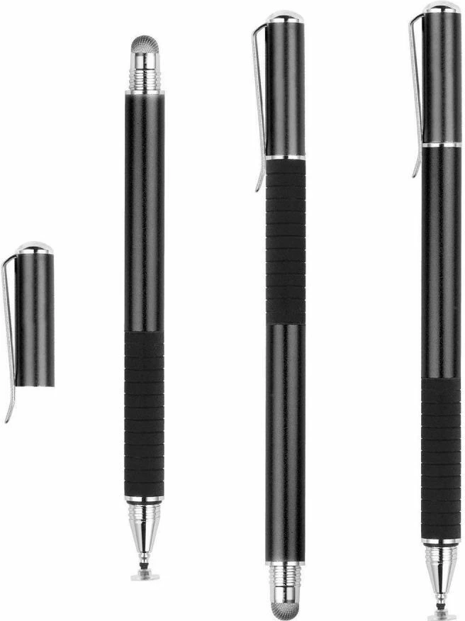 Stilus për ekran me prekje, Tech-Protect Stylus Pen, metal, argjendtë
