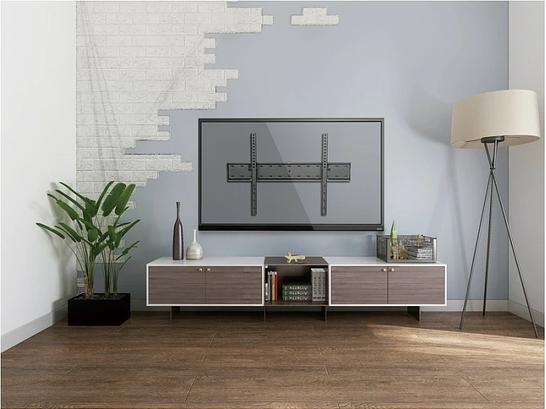 Mbajtëse muri për TV/Monitor EQUIP 37"-70", e anueshme, VESA deri 600x400, 40 kg, e zezë
