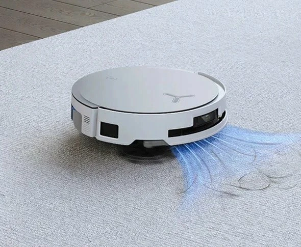 Fshesë robotike Ecovacs Deebot X8 Omni, 18000 Pa, OZMO Roller, stacion OMNI, e bardhë