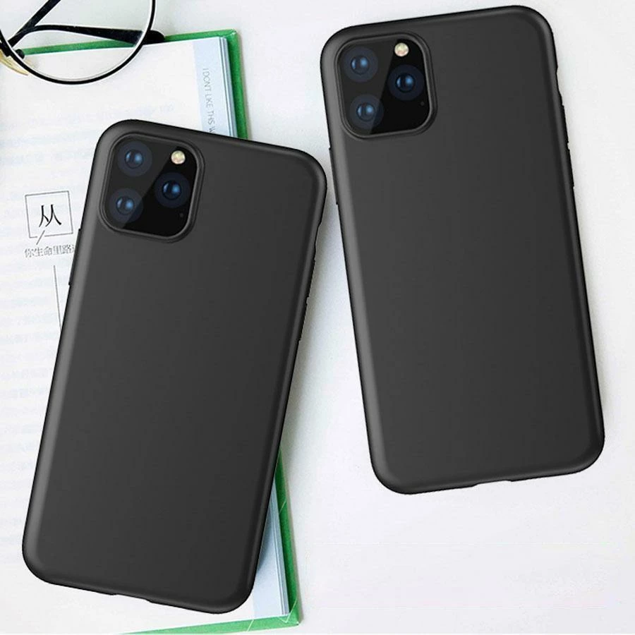 Mbështjellës Hurtel për iPhone 11, TPU gel, i zi