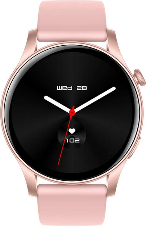 Smartwatch Colmi V73, 1.43" AMOLED, për iOS/Android, Rozë