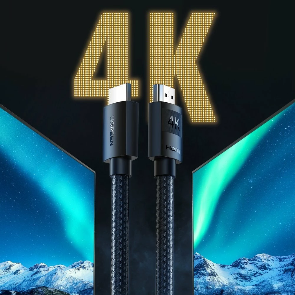 Kabllo HDMI Ugreen HD119 40101, 2m, 4K, e zezë