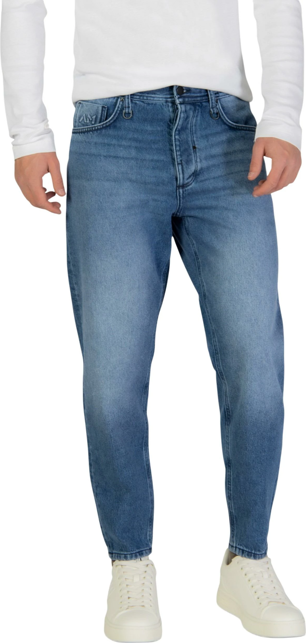 Xhinse për meshkuj Antony Morato DORIS Baggy Ankle Length Fit MMDT00291-FA700166 W02253, denim [Madhësia: W29]
