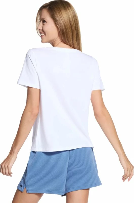Maicë Skechers Signature V-Neck Tee TP167, e bardhë [Madhësia: XL]