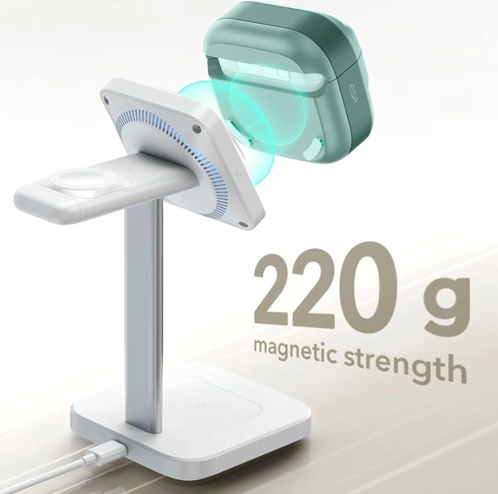 Mbështjellës ESR Pulse HaloLock MagSafe për AirPods 4, i gjelbër