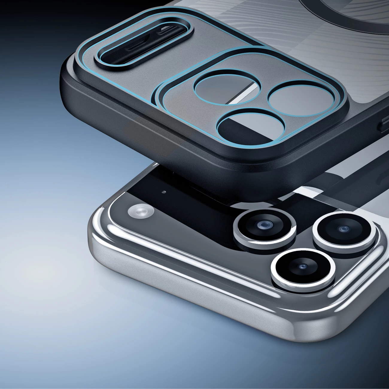 Mbështjellës Dux Ducis AIMO Mag për iPhone 17 Pro Max, MagSafe, i zi