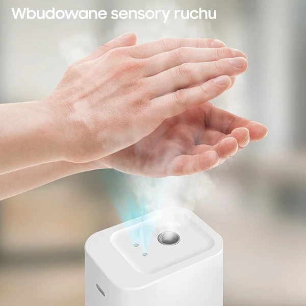 Dozator automatik për dezinfektim UNIQ LYFRO Flow, 45 ml, i bardhë