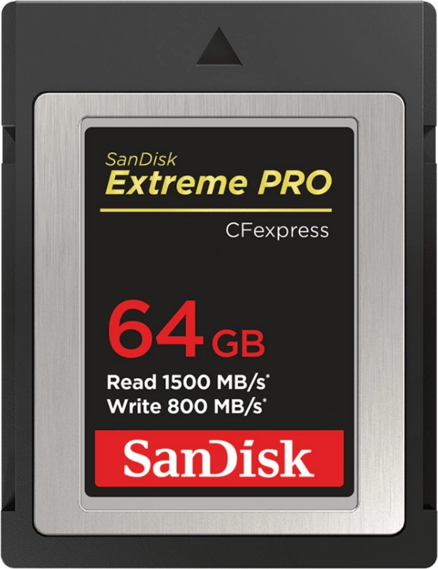 Kartelë CFexpress SanDisk Extreme PRO 64GB SDCFE-064G-GN4NN, e zezë