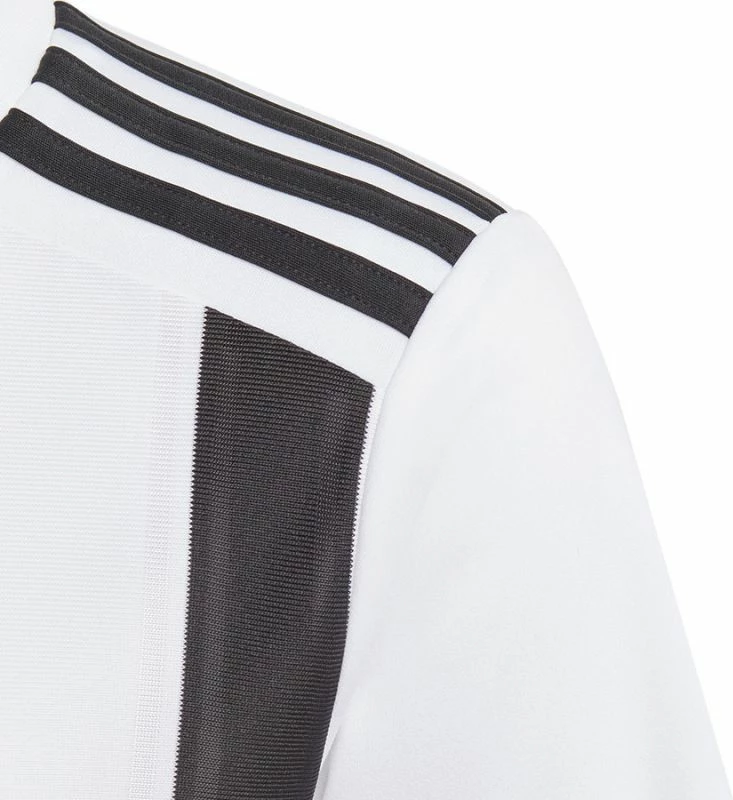 Fanellë futbolli për fëmijë adidas, e bardhë dhe e zezë