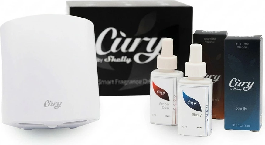 Difuzor aromash smart Shelly Cury Box, Wi-Fi, Bluetooth, i bardhë