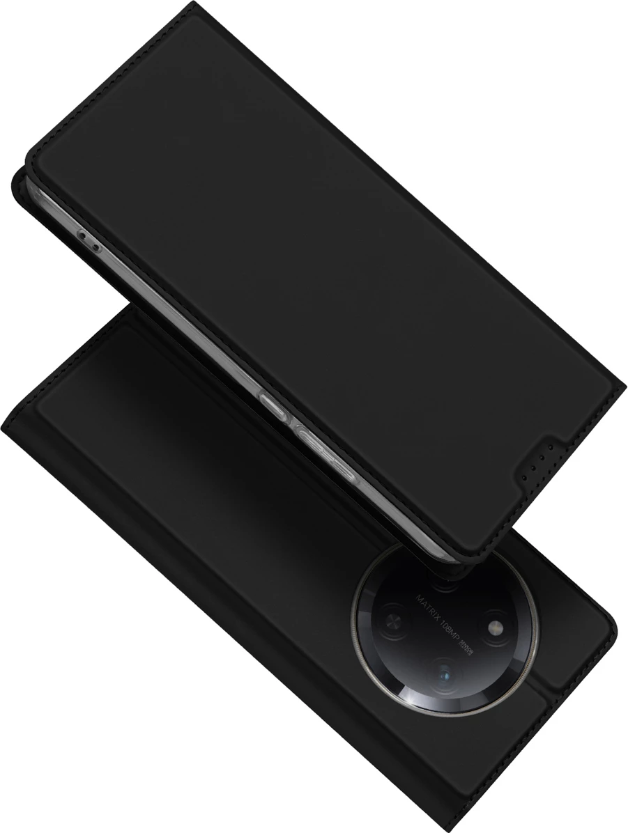 Mbështjellës Dux Ducis SkinPro për Honor Magic7 Lite/X9c/X60 Pro, i zi