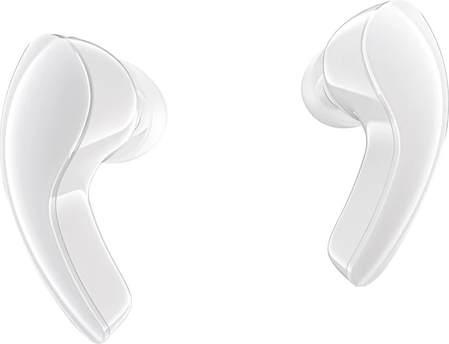 Kufje Acefast T9, wireless, Bluetooth 5.3, me ekran LED, të bardha