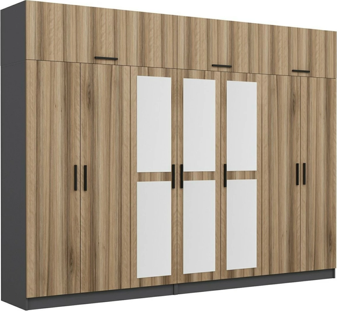 Dollap Skye Decor, ngjyrë arr dhe antracit, 5310