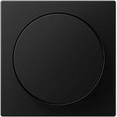 Kapak për dimmer me rrotë Jung A1740BFSWM, termoplastik, zi/grafit