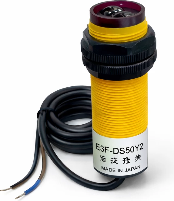 Sensor fotoelektrik E3F-DS50Y2 NPN AC 90-250V