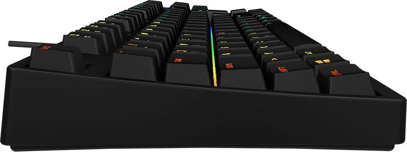 Tastierë gaming UVI Pride Mini TKL 87 taste, UK SLO/CRO layout, RGB, e zezë