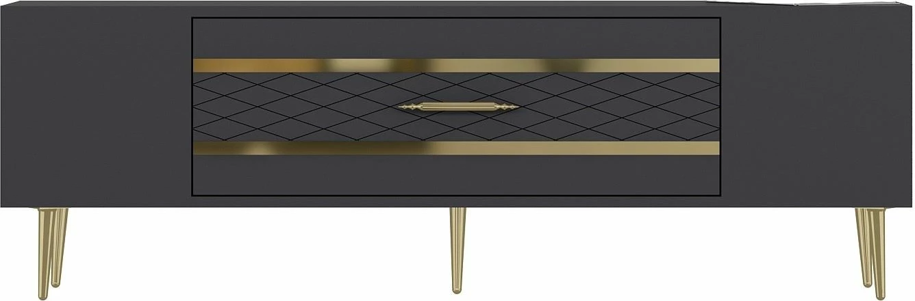 Komodë TV Skye Decor, anthracite, ari, Dekolp2