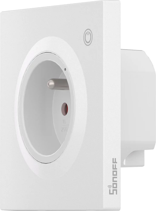 Prizë inteligjente muri Sonoff WS01TPE-E, Wi-Fi 2.4GHz, Matter, 16A/4000W, Type E, e bardhë