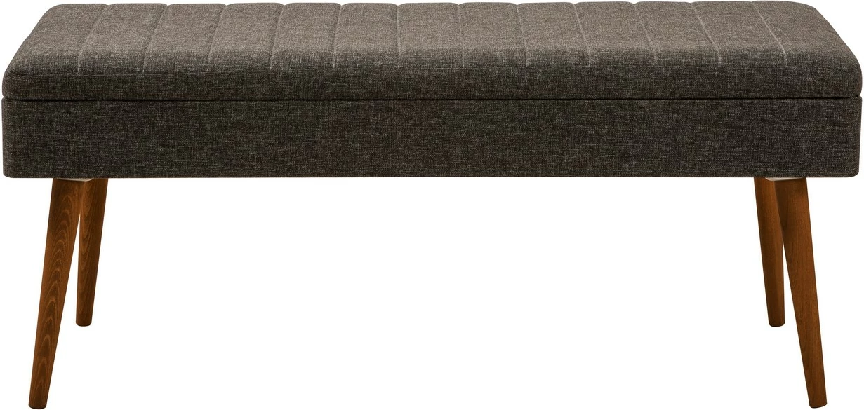 Set tavoline e zgjatshme me karrige, bankë dhe konsol Skye Decor, Vina Bench 04 1053, ngjyrë arre, antracit, 6 pjesë