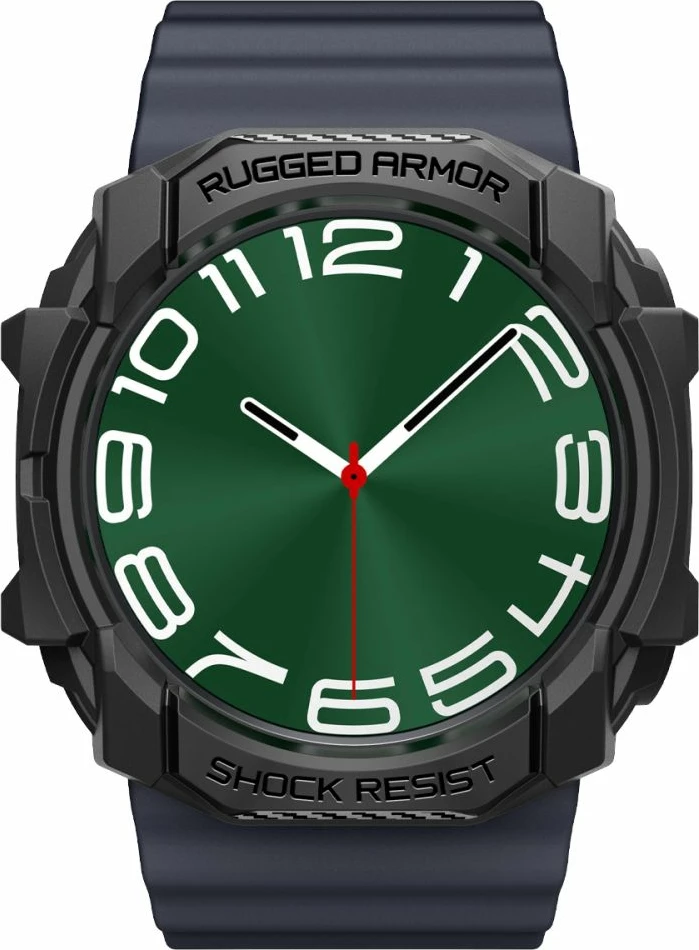 Mbështjellës Spigen Rugged Armor për Samsung Galaxy Watch Ultra 47mm, i zi mat