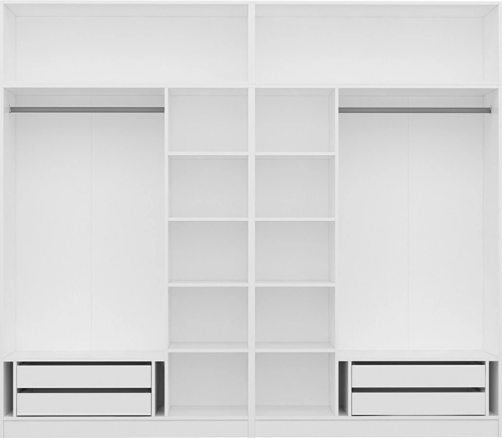 Dollap i bardhë për dhomë gjumi, Skye Decor, Kale - 5230