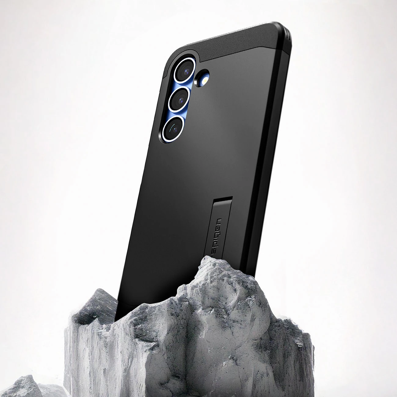 Mbështjellës Spigen Tough Armor MagSafe për Samsung Galaxy S25, zi