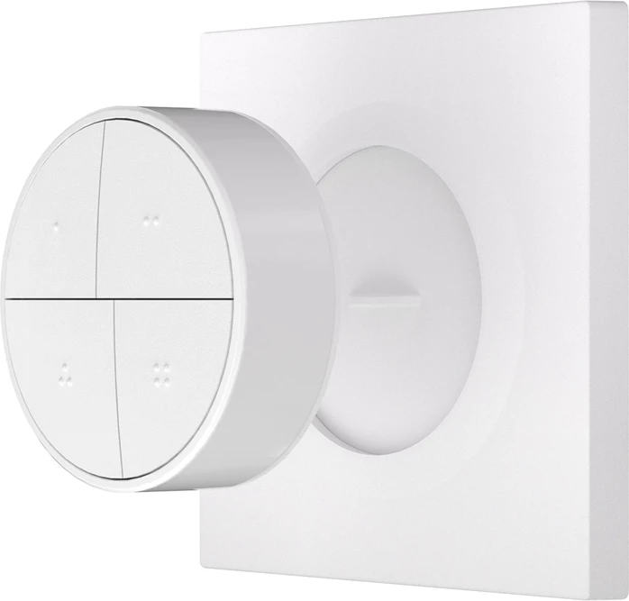 Buton inteligjent pa tela ZigBee, Sonoff, SNZB-01M, 4 taste, eWeLink-Remote, TouchLink, bateri CR2477, i bardhë