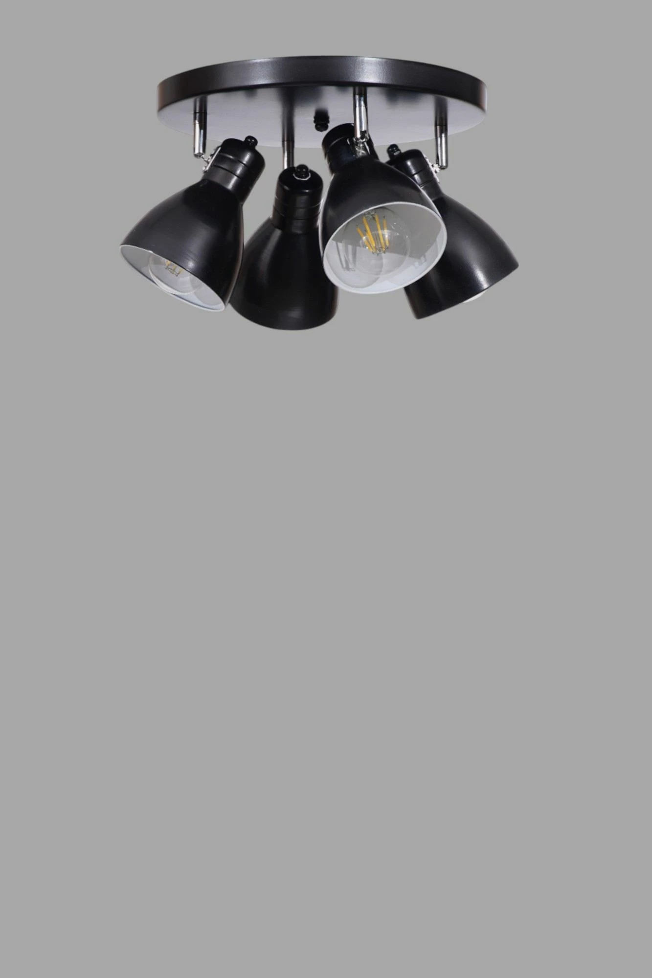 Llambë tavani Opviq, 8998-4, metal, e zezë