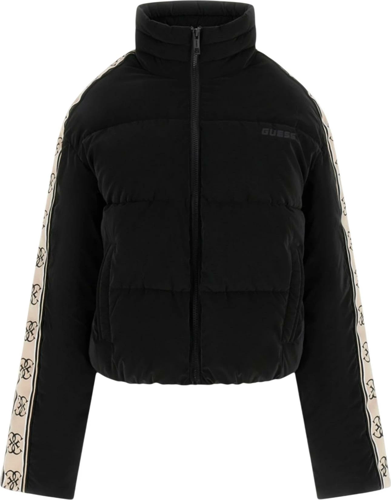 Jakne puffer për femra Guess Active New Jean Puffer Jack V5BL11 WGYC2, e zezë [Madhësia: S]