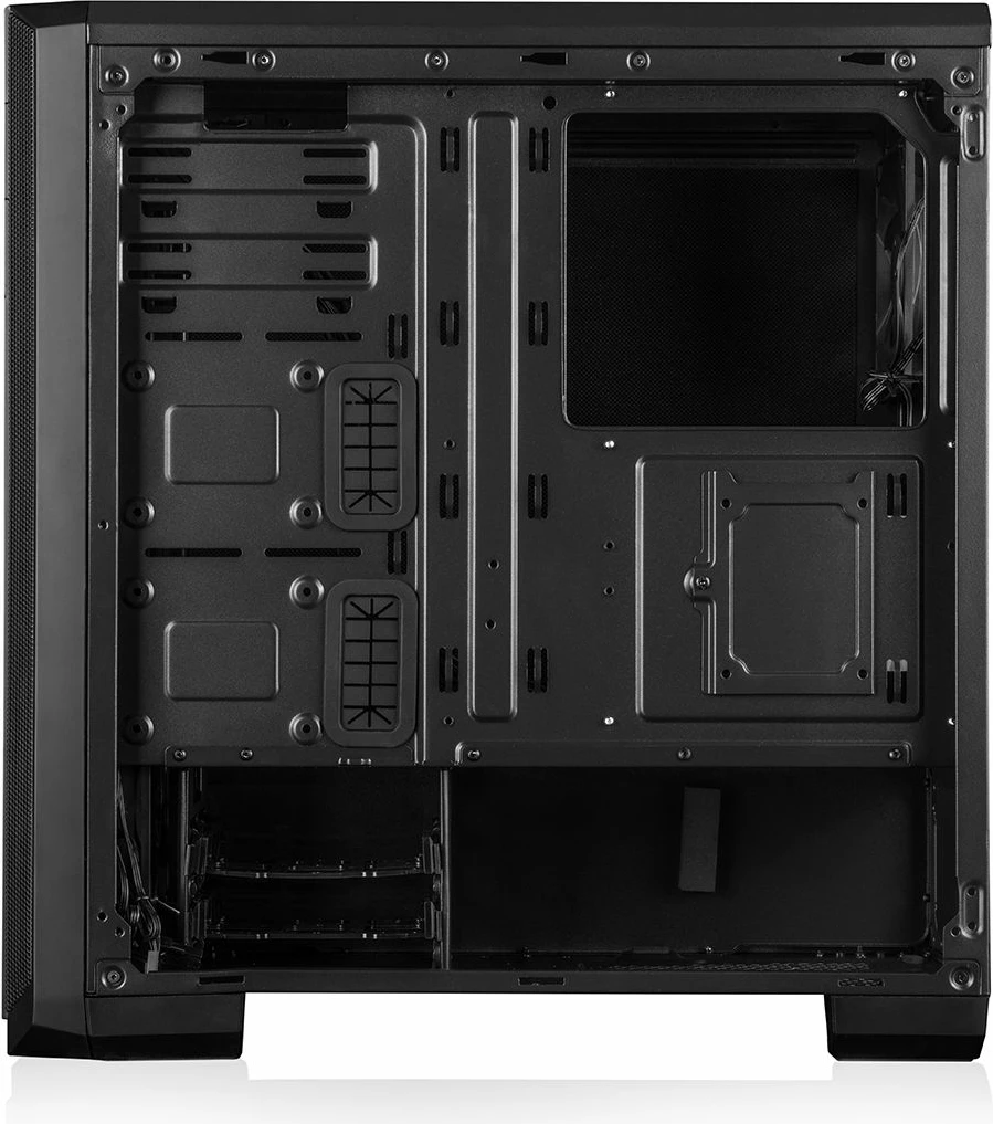Kasë Modecom Oberon Pro Silent AT-OBERON-PS-10-000000-0002 Midi Tower ATX me izolim zëri, pa furnizues rryme, pa dritare, e zezë